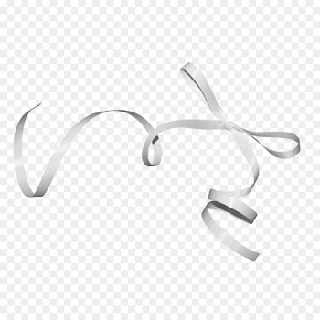Ribbon Shoelace knot Icon - Silver ribbon bow 