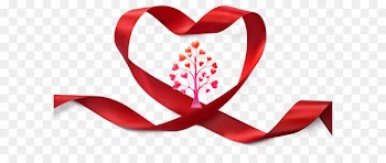 Ribbon Shutterstock Illustration - Heart-shaped red ribbon 