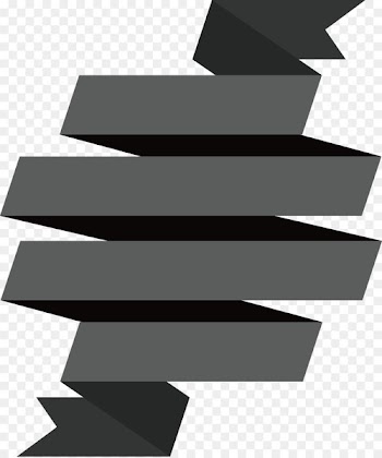 Ribbon Spiral Black and white - Spiral ribbon title box 