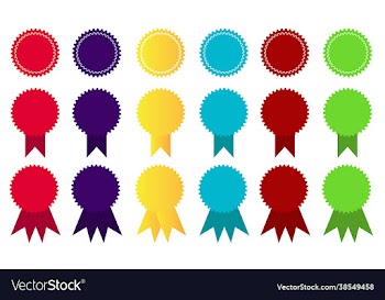 ribbon stripes template set tags for banner adver
