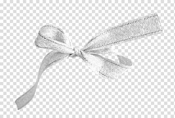 Ribbon Textile White, Bow transparent background PNG clipart