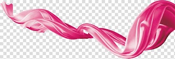 Ribbon Valentines Day Qixi Festival, Pink satin transparent background PNG clipart