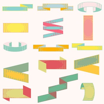 Ribbon vectors | Free stock vector - 4312