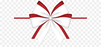 Ribbon White Red Clip art - Red White Bow PNG Clipart Image 