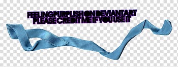 Ribbons, blue cloth art transparent background PNG clipart