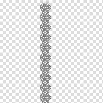 Ribbons Brushes, gray floral illustration transparent background PNG clipart