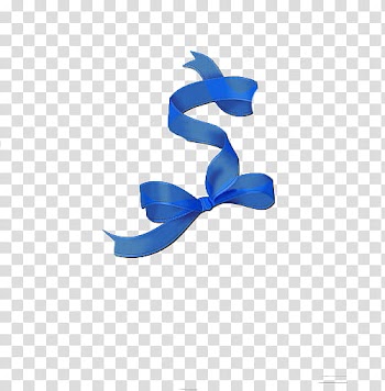 Ribbons Colection, blue bow illustration transparent background PNG clipart