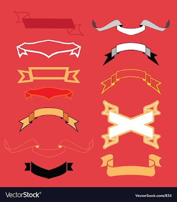 Ribbons vector image