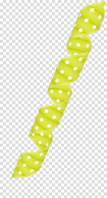 Ribons Flowers, yellow floral ribbon transparent background PNG clipart
