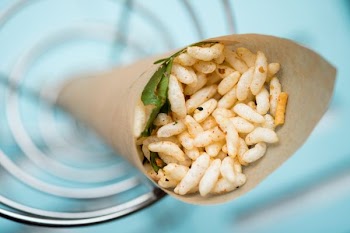 rice pops in cone