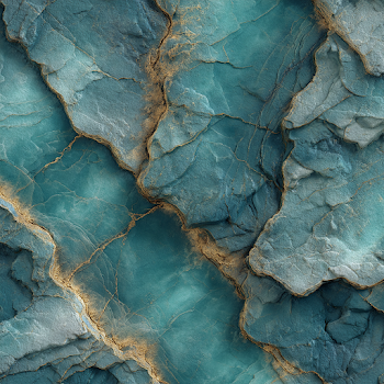 Rich Teal Marble Texture