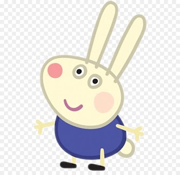 Richard Rabbit Standee Miss Rabbit Poster - PEPPA PIG 