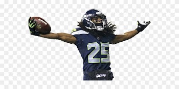Richard Sherman Autographed Signed Framed 20x30 Canvas