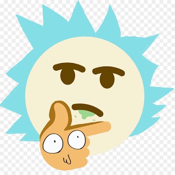Rick Sanchez Emoji Thought Discord Theory - Thinking 