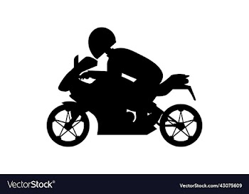 rider posing with bike