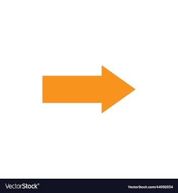right arrow abstract solid icon