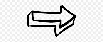 Right Arrow Outline Vector - Dibujos De Flechas Png