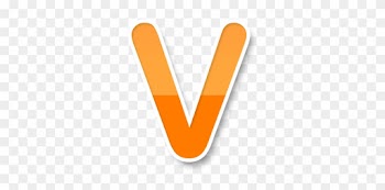 Right Click To Save / Download Clipart Image - V Alphabet Png