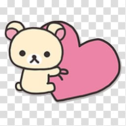 Rilakkuma Hello Kitty San-X Paper Heart, heart transparent background PNG clipart