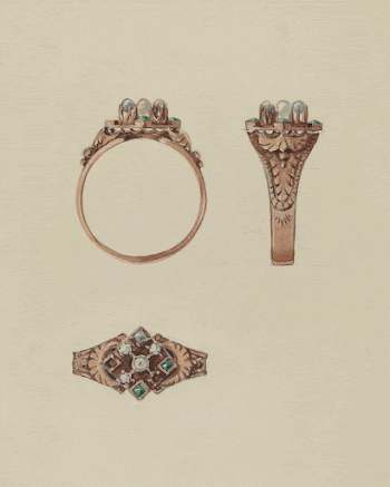 RIng (ca.1936) by Kurt Melzer. | Free Photo - rawpixel