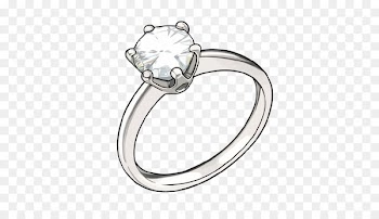 Ring Diamond Marriage proposal - Vector diamond ring 