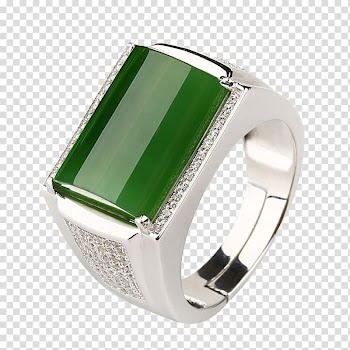 Ring Emerald Jade Diamond Jewellery, Emerald Ring transparent background PNG clipart