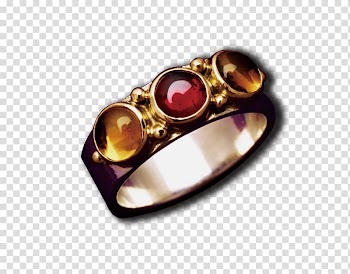 Ring Gemstone Amber, Gemstone Rings transparent background PNG clipart