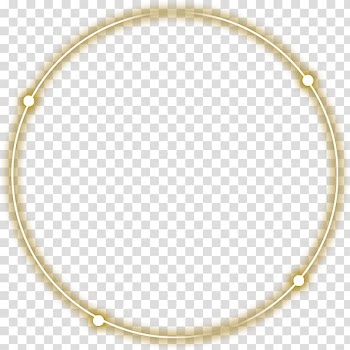Ring light art, Light frame Circle, Gold frame transparent background PNG clipart