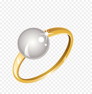 Ring Pearl stock.xchng - Cartoon gold lover ring 