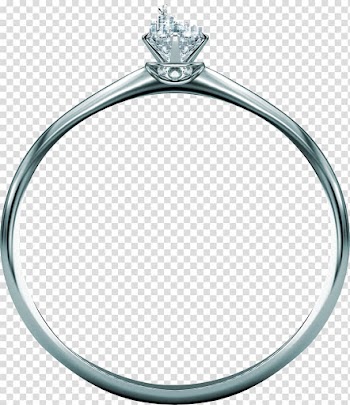 Ring Platinum Diamond, Diamond ring transparent background PNG clipart