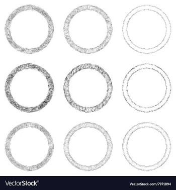 Ring Shape Set vector image