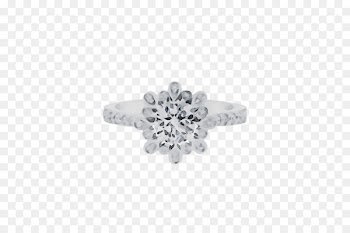 Ring Silver Body Jewellery Diamond -  