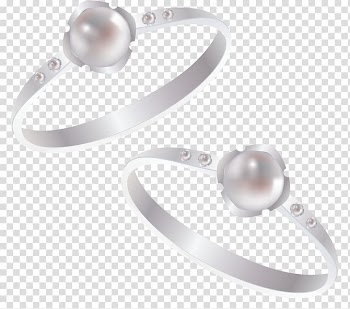 Ring , Two diamond rings transparent background PNG clipart