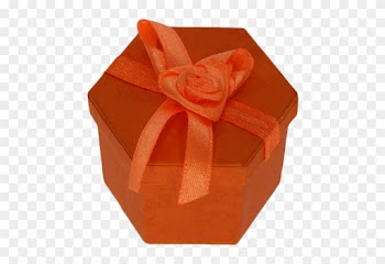 Ringbox Schmuckbox Orange - Garden Roses