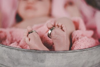 Rings on Baby's Toe