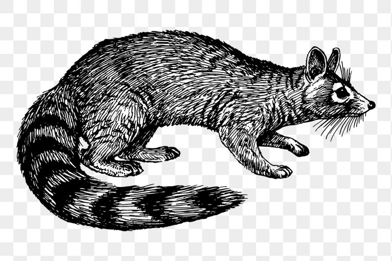 Ringtail png sticker, vintage animal | Free PNG - rawpixel