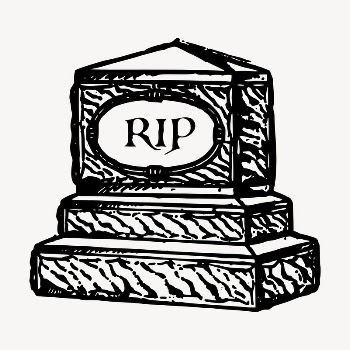 RIP tombstone clipart, vintage hand | Free Vector - rawpixel