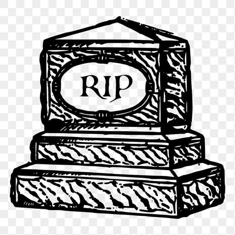 RIP tombstone png sticker illustration, | Free PNG - rawpixel