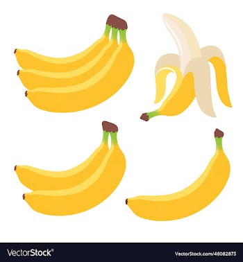 ripe banana fruit icon pack