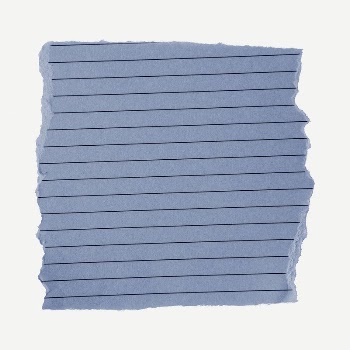 Ripped blue  note paper | Free PSD - rawpixel