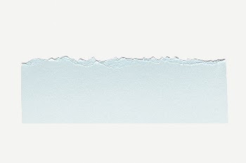 Ripped blue paper sticker, journal | Free PSD - rawpixel