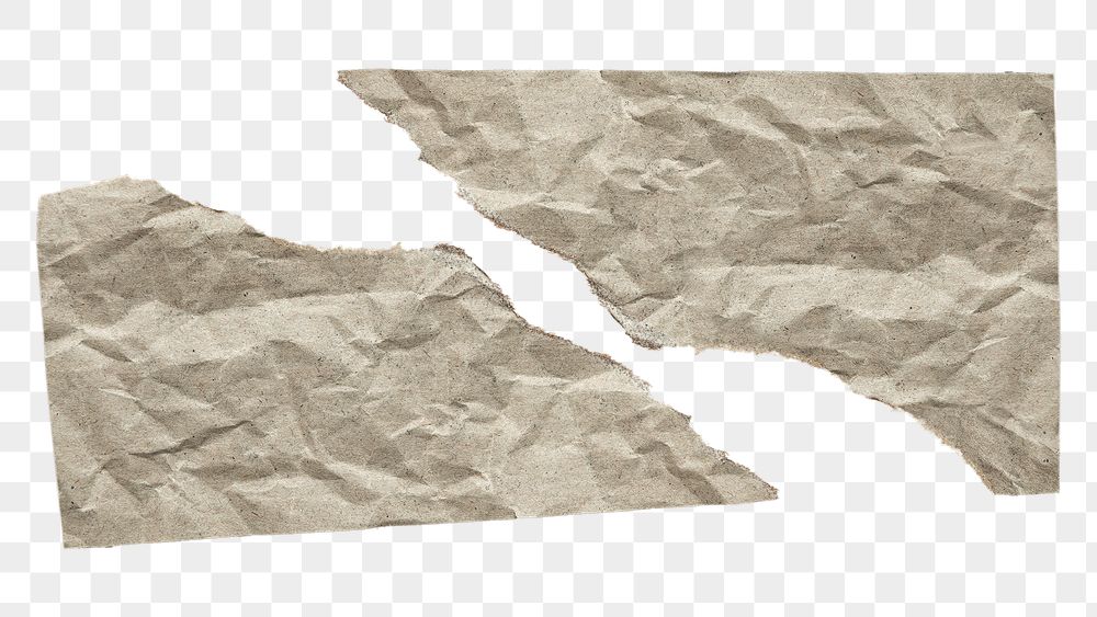 Ripped crumpled png paper, ephemera | Free PNG - rawpixel