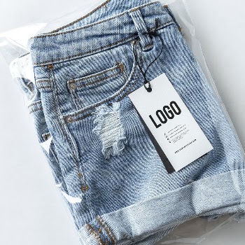 Ripped jean shorts with a tag | Free PSD Mockup - rawpixel