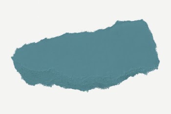 Ripped teal paper sticker, journal | Free PSD - rawpixel