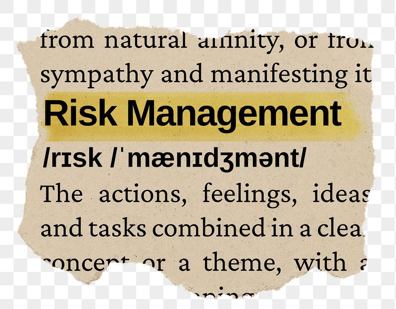 Risk management png word sticker, | Free PNG - rawpixel