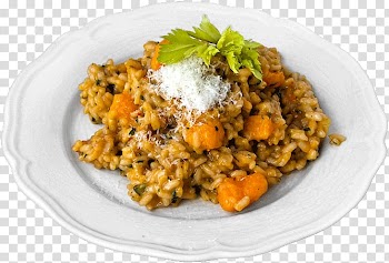 Risotto Chili con carne Italian cuisine Vegetarian cuisine Chakhokhbili, pumpkin transparent background PNG clipart