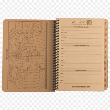 Rite In The Rain Calendar Notebook Side Spiral Bound Tan (Size 5x7 in) Paper Diary - notebook 