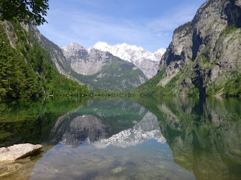 River Between Two Mountains