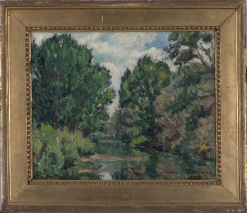 River landscape, 1910 - 1929, | Free Photo - rawpixel