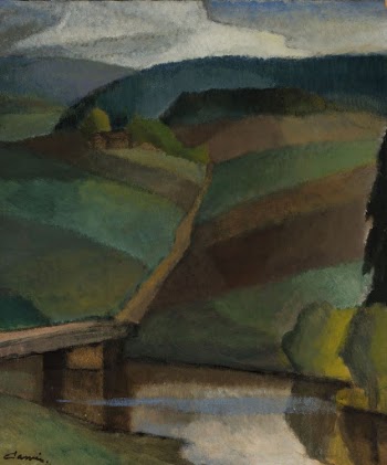 River landscape, 1916, Alvar Cawén | Free Photo - rawpixel